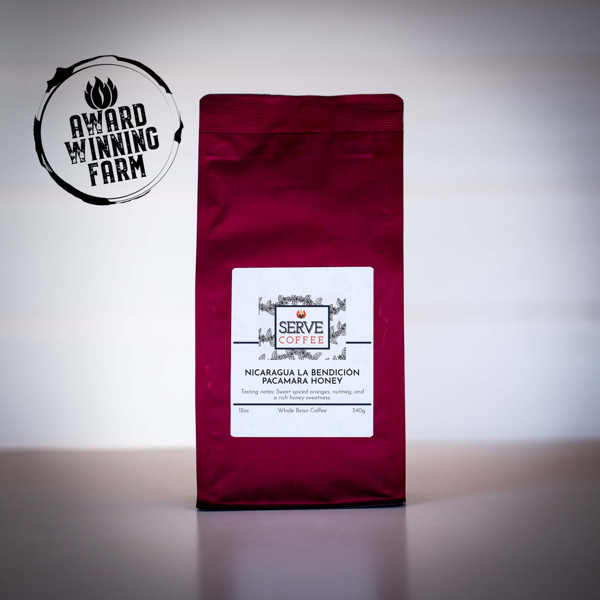 Nicaragua Finca La Bendicion Pacamara Honey - Direct Relationship - Serve Coffee